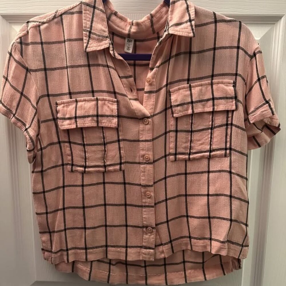 BP Small Pink Striped Blouse